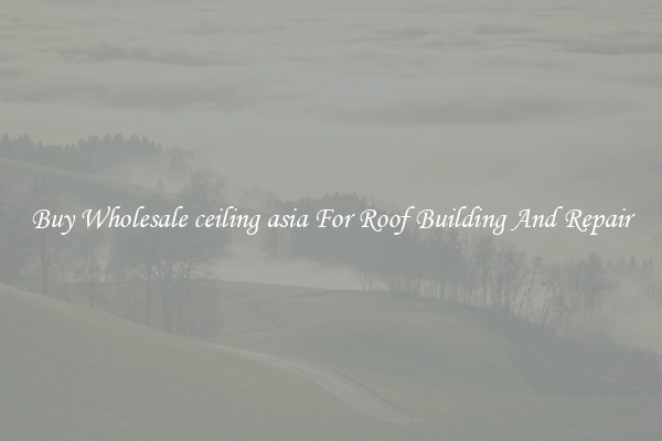 Buy Wholesale ceiling asia For Roof Building And Repair