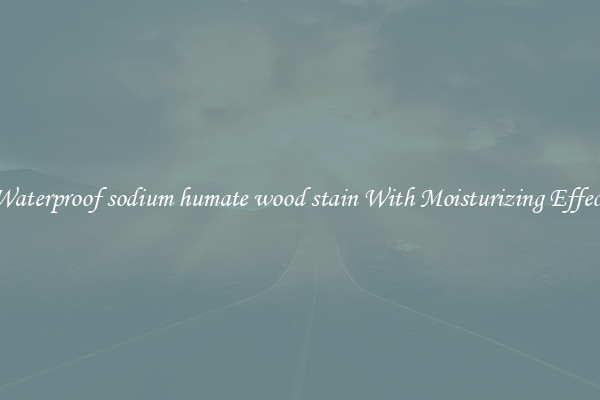 Waterproof sodium humate wood stain With Moisturizing Effect