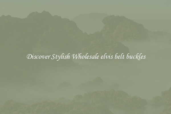 Discover Stylish Wholesale elvis belt buckles