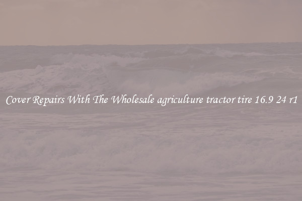  Cover Repairs With The Wholesale agriculture tractor tire 16.9 24 r1 